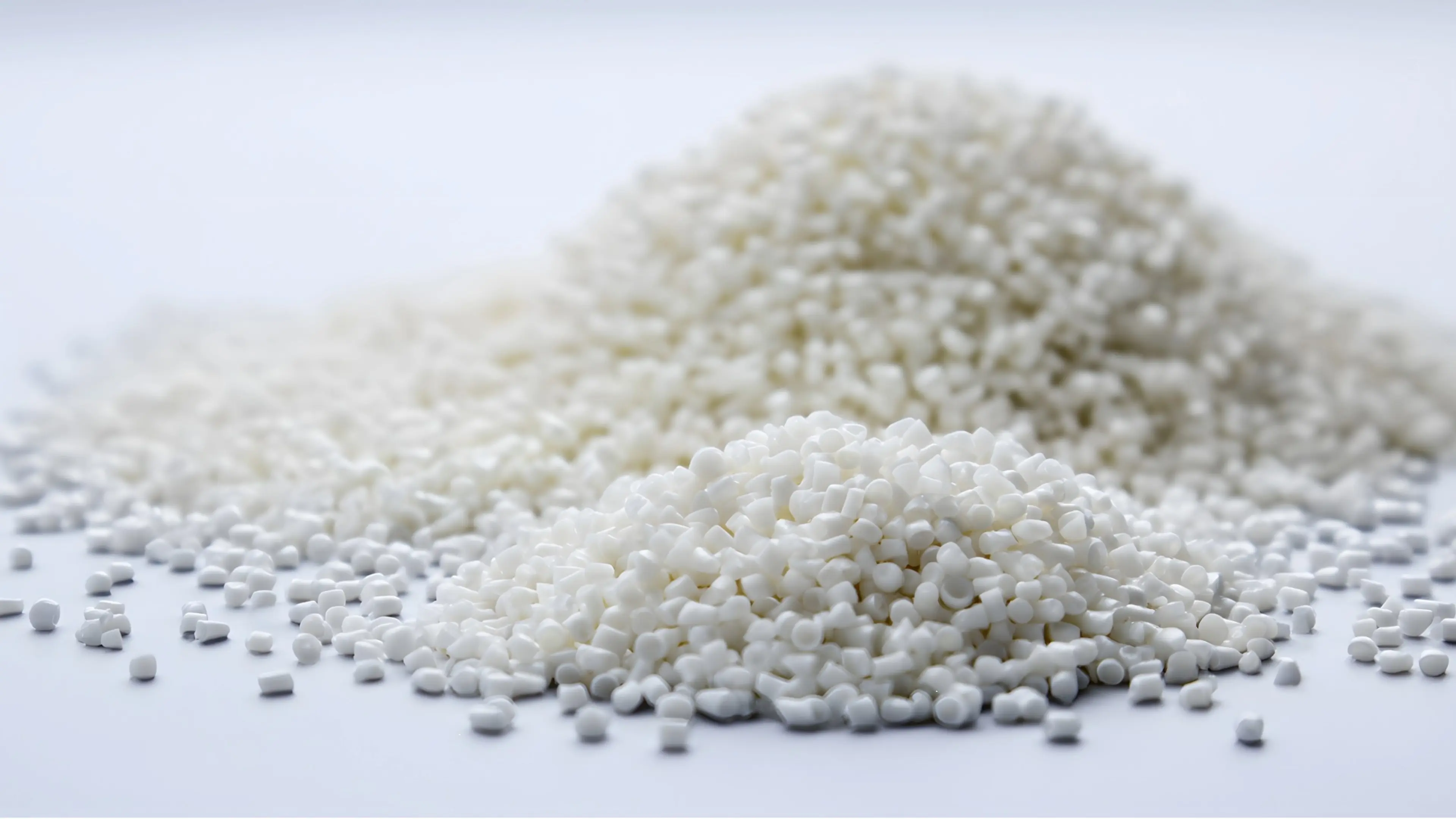 white plastic pigment on white table