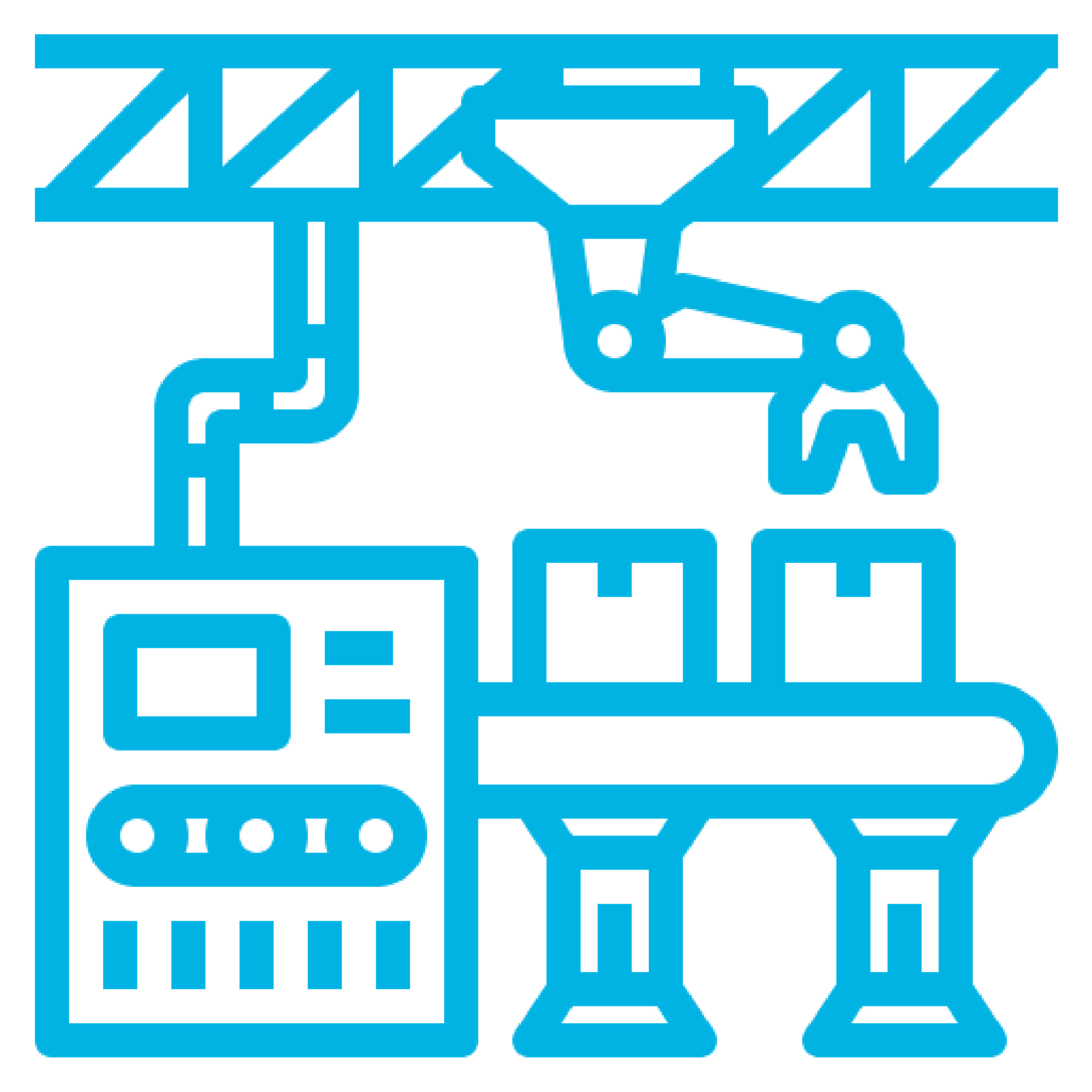 Icon showing machine, extrusion line