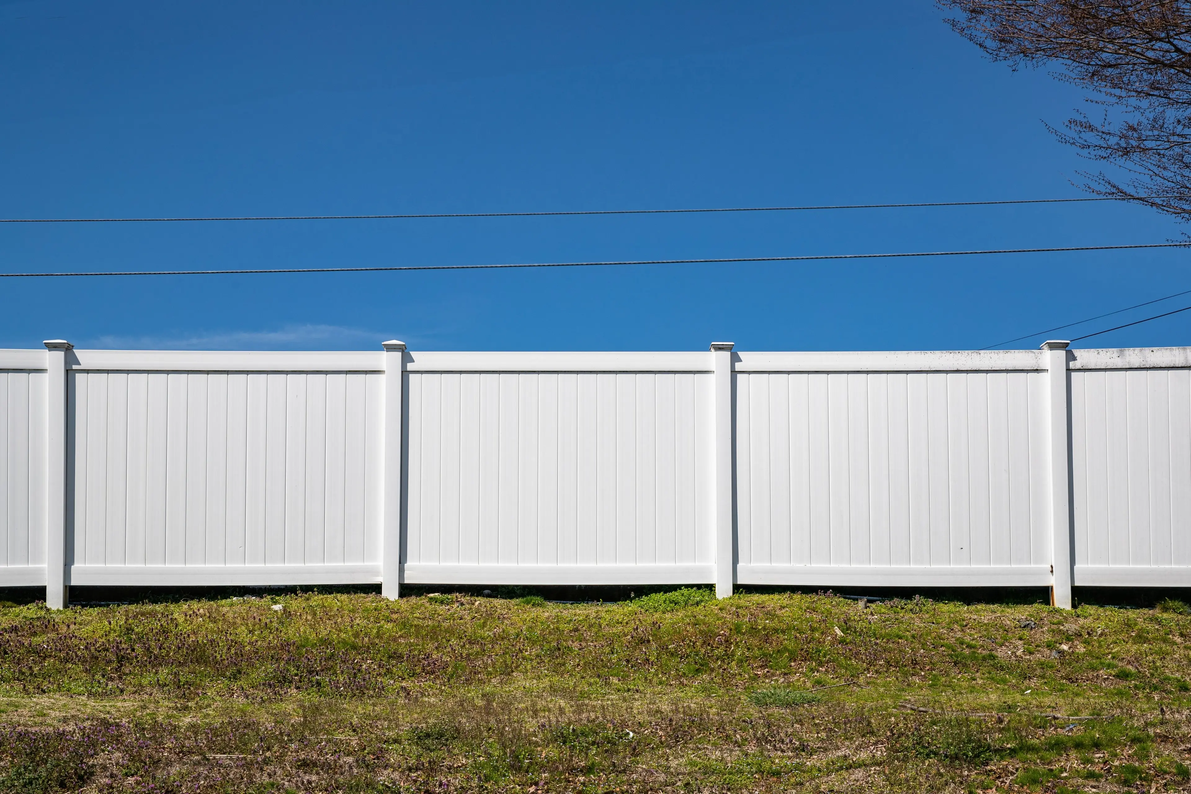 White PVC Fencing